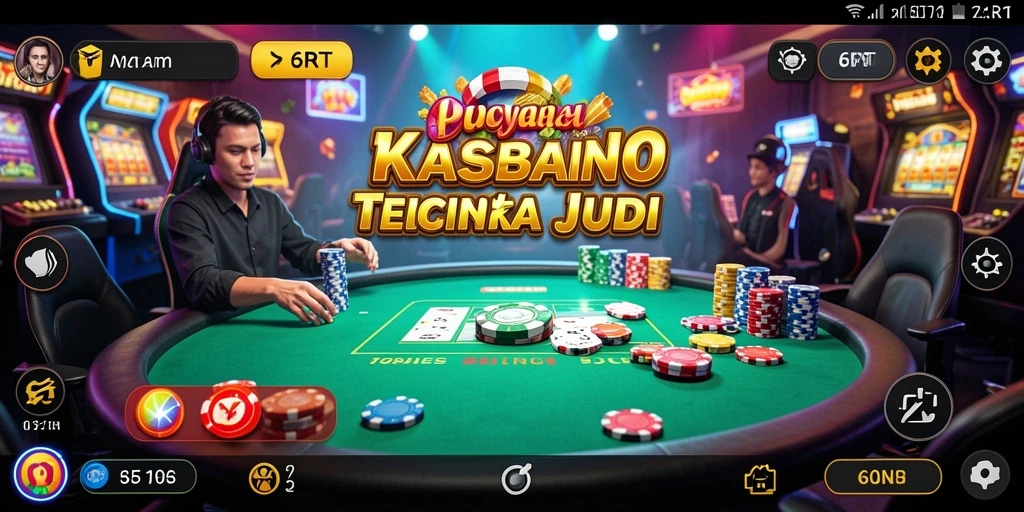 Tampilan menarik dari gameplay Kasino di 6RT.