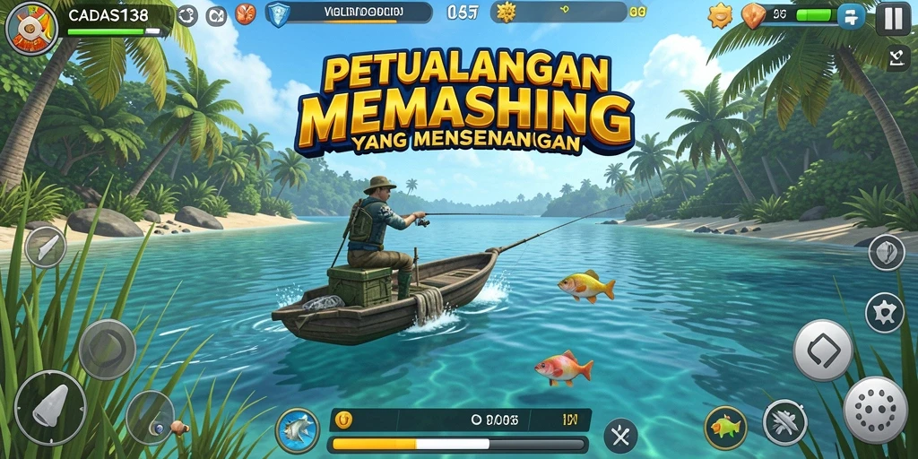Tangkapan ikan besar dalam gameplay CADAS138 yang mendebarkan.