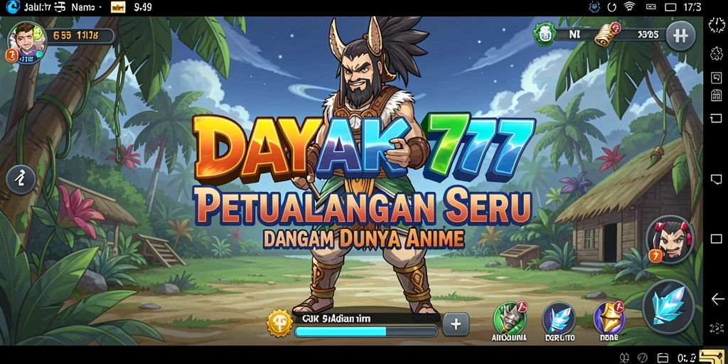 Gameplay menarik dalam dunia <strong>DAYAK777</strong> dengan karakter anime.