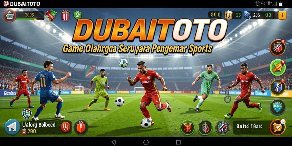 Tampilan gameplay seru dalam DUBAITOTO dengan berbagai cabang olahraga.