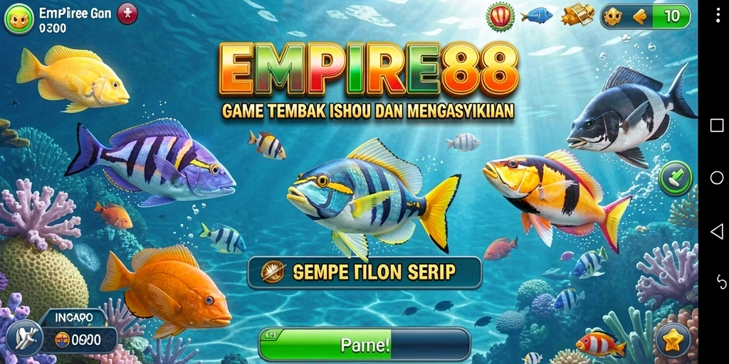 Tangkapan layar menunjukkan gameplay seru menembak ikan di EMPIRE88.