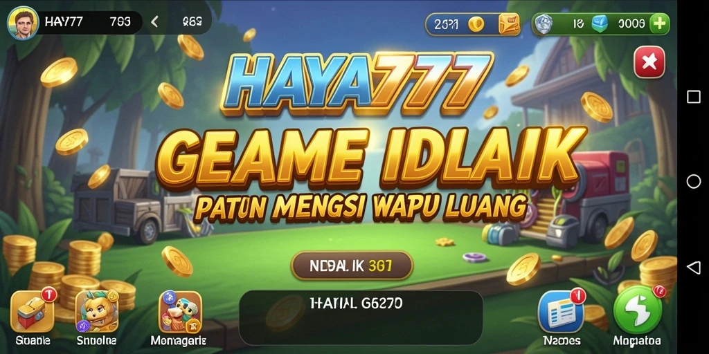Tampilan gameplay HAYA777 yang sederhana dan menarik.