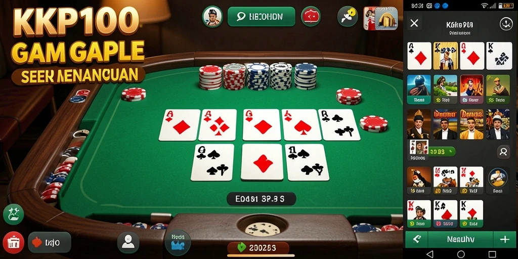 Tampilan menarik dari gameplay KPK100 yang seru.