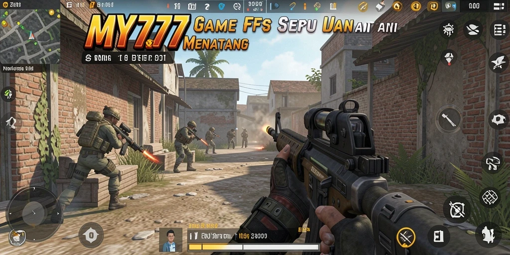 Tampilan gameplay MY777 menampilkan pertarungan seru dengan efek visual yang mengagumkan.