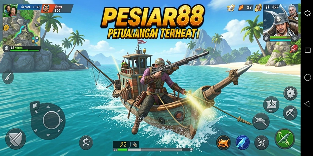 Tampilan menakjubkan dari aksi di laut dalam PESIAR88.