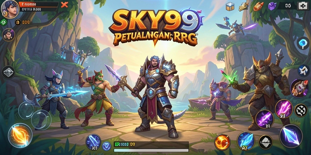 Tampilan gameplay <strong>SKY99</strong> yang memukau dalam pertempuran epik.